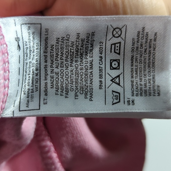 Adidas Pink Bomber Zip Up Jacket - Picture 8 of 9